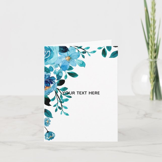 Create Your Own Floral Card (Front)