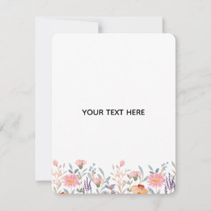 Create Your Own Floral Card