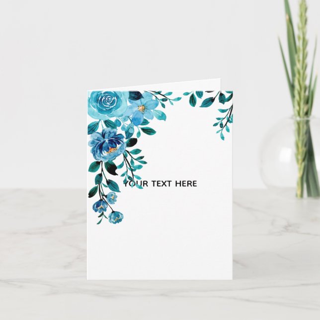 Create Your Own Floral Card (Front)