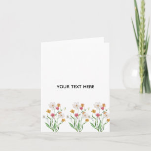 Create Your Own Floral Card