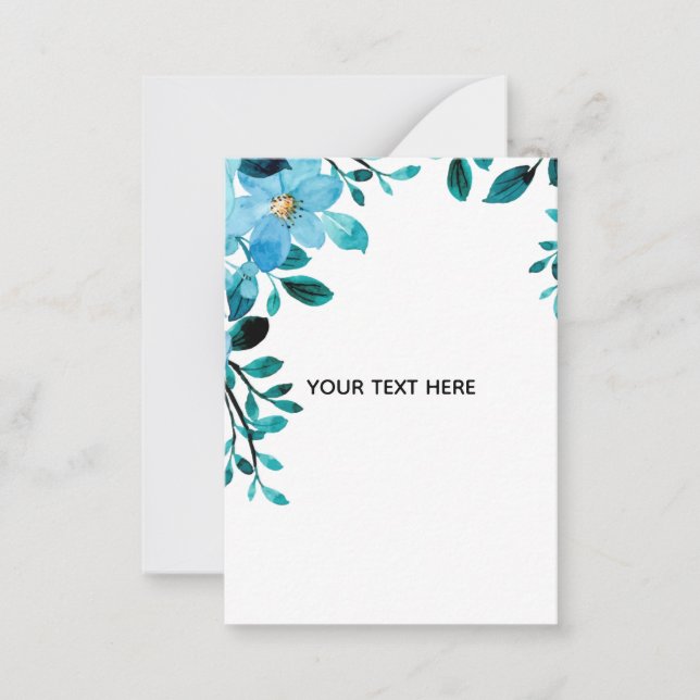 Create Your Own Floral Card (Front)