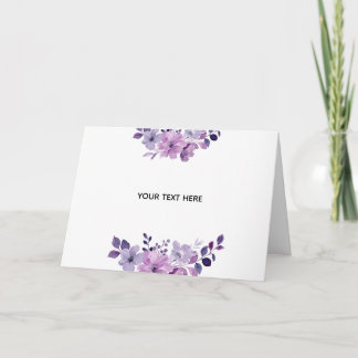 Create Your Own Floral Card