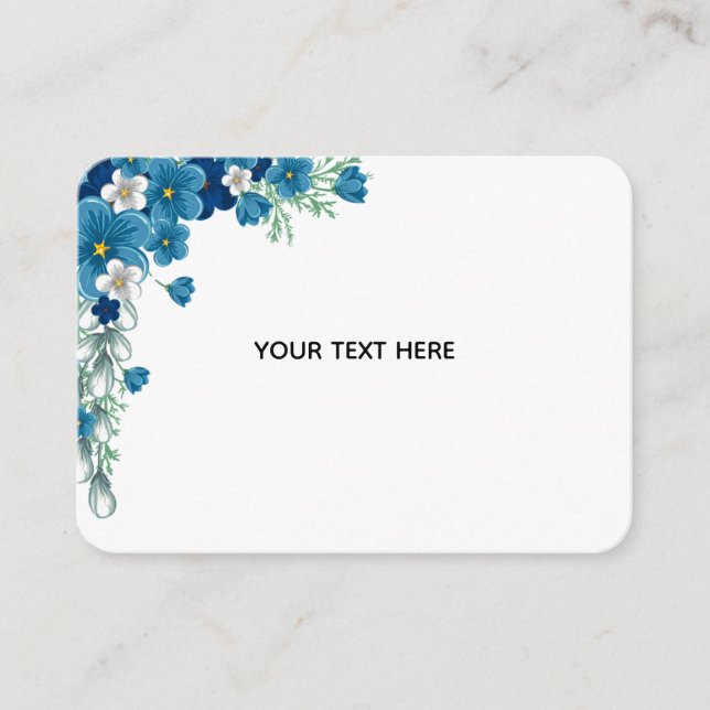 Create Your Own Floral Enclosure Card (Front)