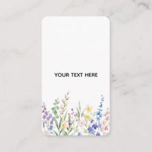 Create Your Own Floral Enclosure Card