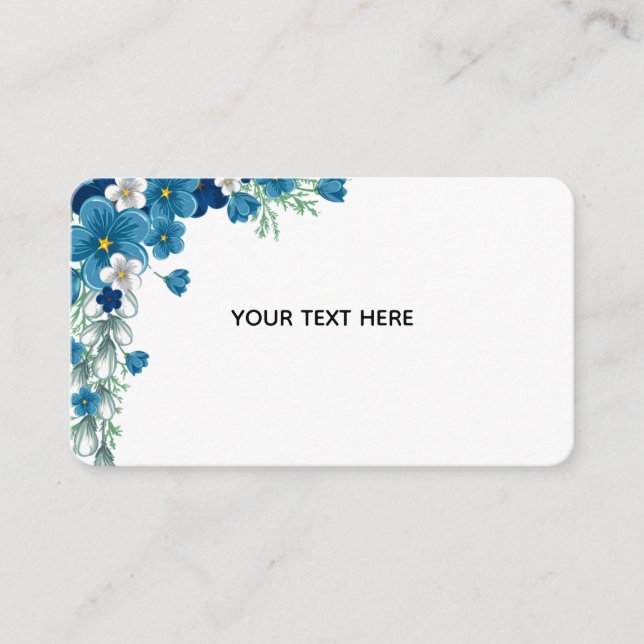 Create Your Own Floral Enclosure Card (Front)
