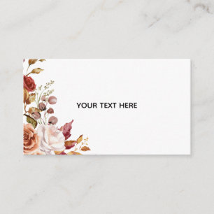 Create Your Own Floral Enclosure Card