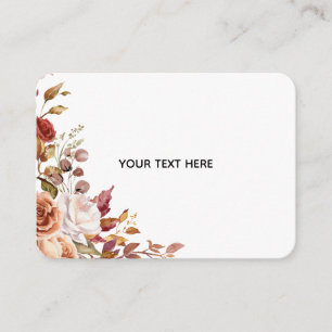 Create Your Own Floral Enclosure Card