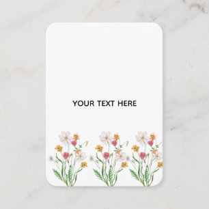 Create Your Own Floral Enclosure Card