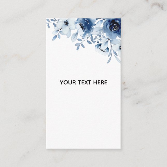 Create Your Own Floral Enclosure Card (Front)