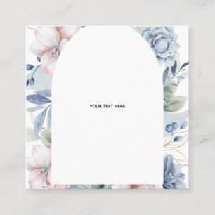 Create Your Own floral Folded Thank You Card