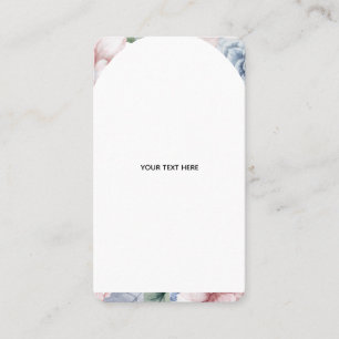 Create Your Own floral Folded Thank You Card