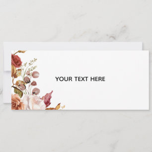 Create Your Own Floral Invitation