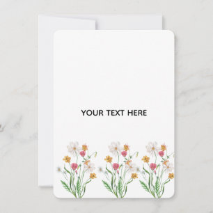 Create Your Own Floral Invitation