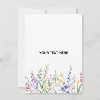 Create Your Own Floral Invitation