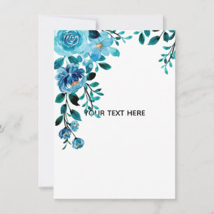 Create Your Own Floral Invitation