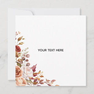Create Your Own Floral Invitation