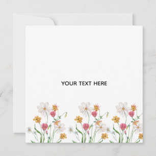 Create Your Own Floral Invitation