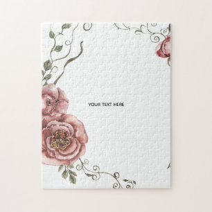 Create Your Own floral Jigsaw Puzzle