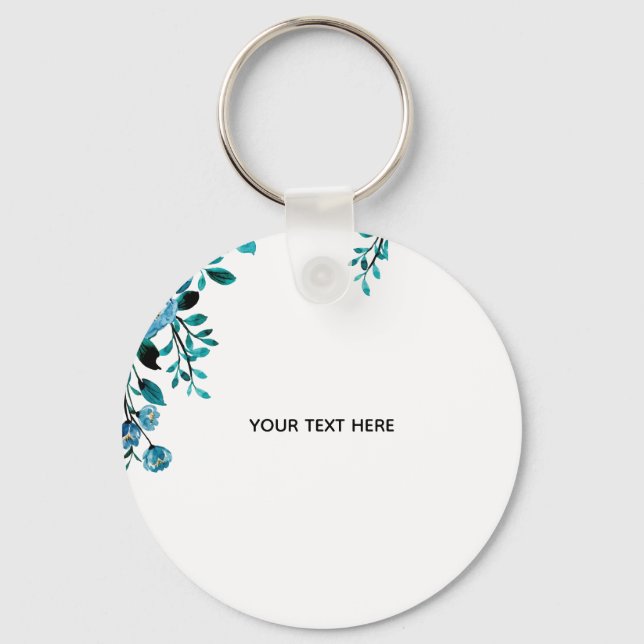 Create Your Own Floral Key Ring (Front)