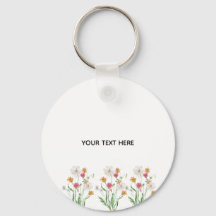 Create Your Own Floral Key Ring