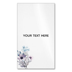 Create Your Own Floral Magnetic Business Card