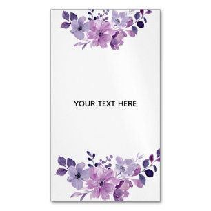 Create Your Own Floral Magnetic Business Card