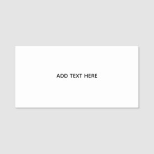 Create Your Own Floral Name Tag