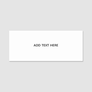 Create Your Own Floral Name Tag