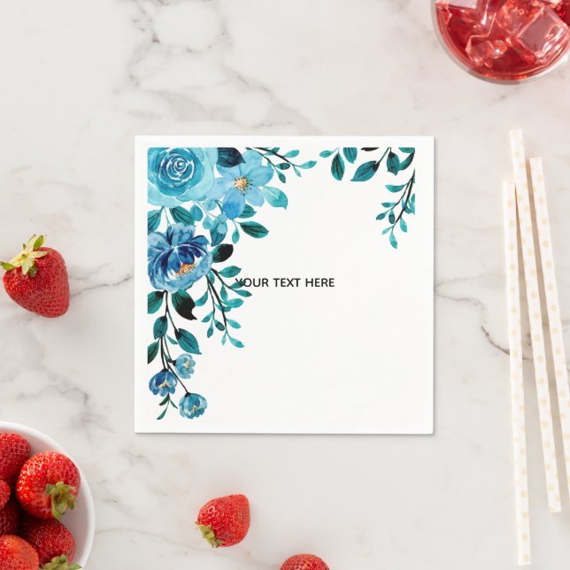 Create Your Own Floral Napkin (Insitu)