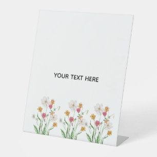 Create Your Own Floral Pedestal Sign