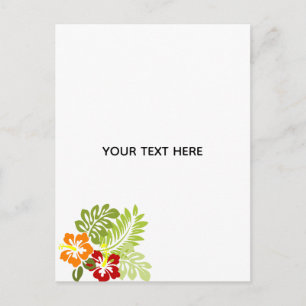 Create Your Own Floral Postcard