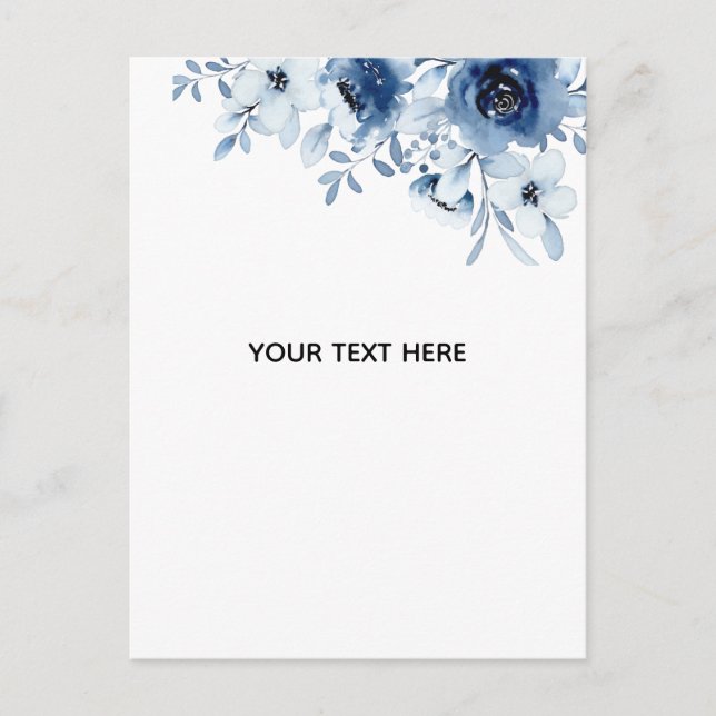 Create Your Own Floral Postcard (Front)