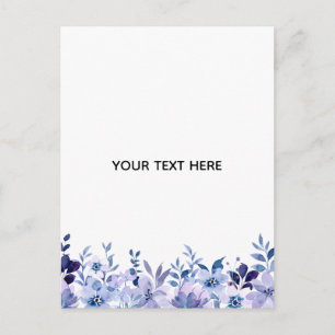 Create Your Own Floral Postcard