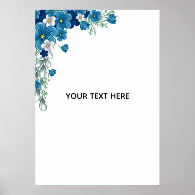 Create Your Own Floral Poster (Front)