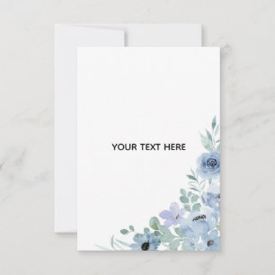 Create Your Own Floral RSVP Card