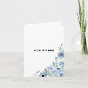 Create Your Own Floral Thank You Card