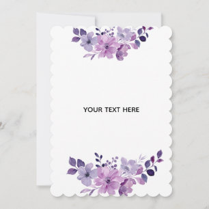 Create Your Own Floral Thank You Card