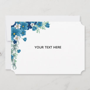 Create Your Own Floral Thank You Card