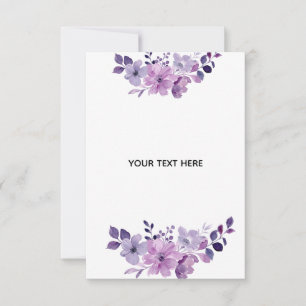 Create Your Own Floral Thank You Card