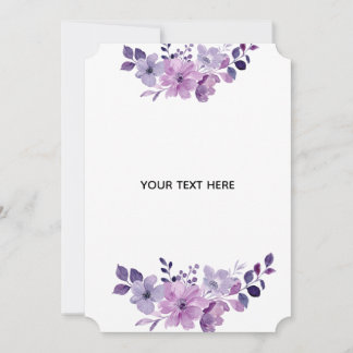 Create Your Own Floral Thank You Card