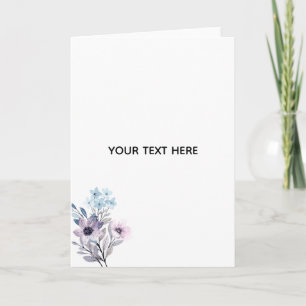 Create Your Own Floral Thank You Card