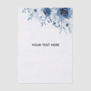 Create Your Own Floral Tissue Paper