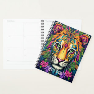 Create Your Own Floral Tribal Tiger Planner