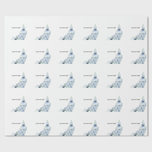 Create Your Own Floral  Wrapping Paper (Flat)