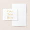 Create Your Own Foil Card