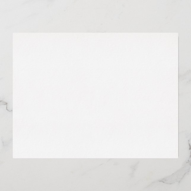 Create Your Own Foil Holiday Postcard (Front)