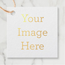 Create Your Own Foil Square Favor Tags