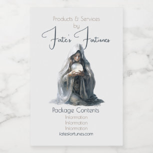 Create Your Own Fortune Teller Apothecary Label