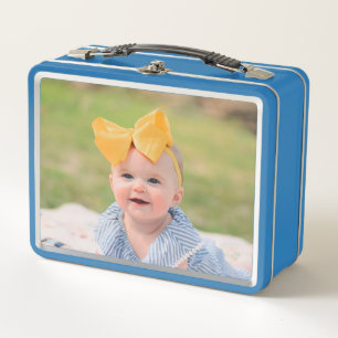 Create Your Own Frameless Kids Children Baby Photo Metal Lunch Box
