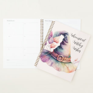 Create Your Own Frilly Rainbow Witch Hat Leaves Planner